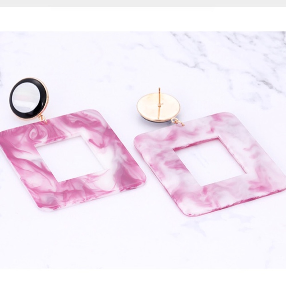 Rectangle earrings